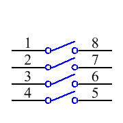 94HAB08WT Symbol - Grayhill