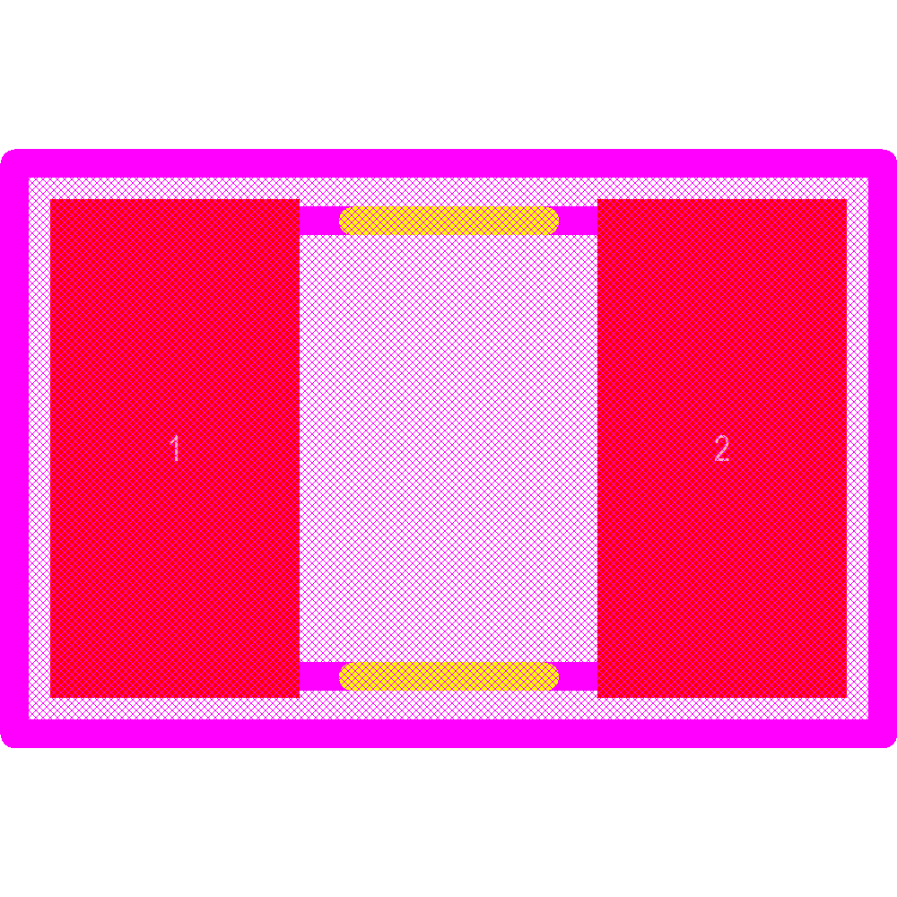 B72580E0250K062 Footprint - EPCOS