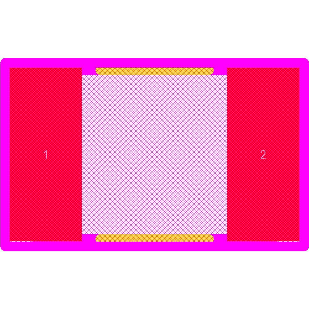 B72580E0250K062 Footprint - EPCOS