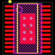 TLC5926QPWPRQ1 Footprint - Texas Instruments