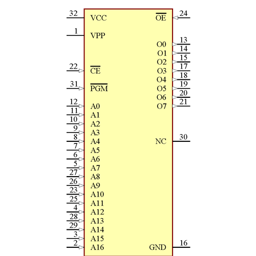 AT27C010-70PU Symbol - Microchip