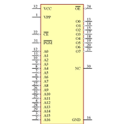 AT27C010-70PU Symbol - Microchip