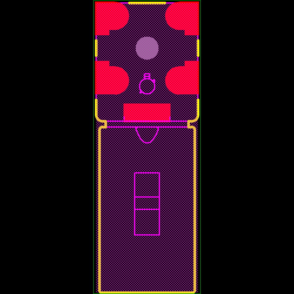 59S22B-40MT5-I Footprint - Rosenberger