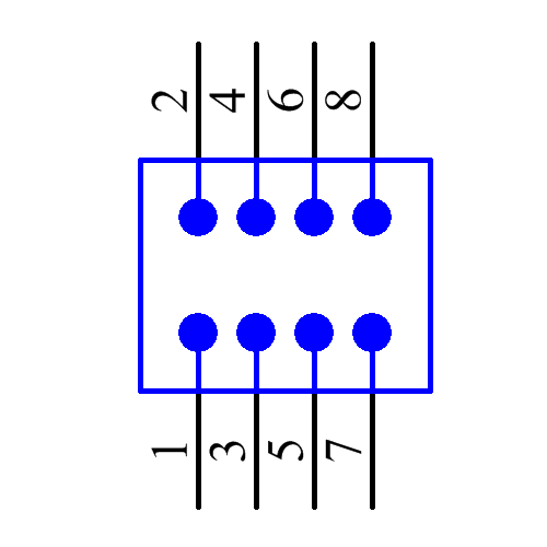 TSM-104-01-L-DH Symbol - Samtec
