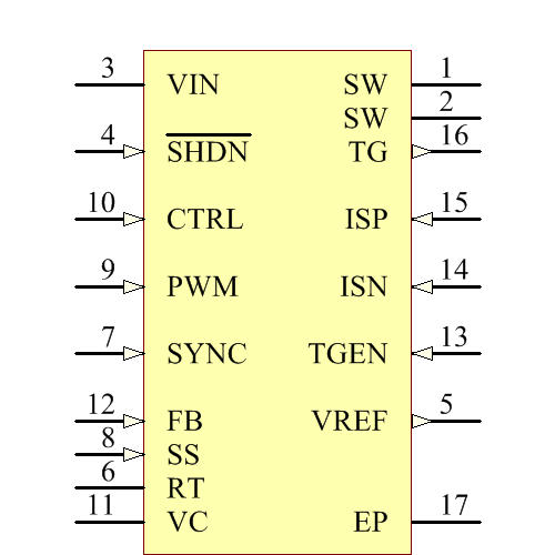 LT3518IUF#TRPBF Symbol - Analog Devices