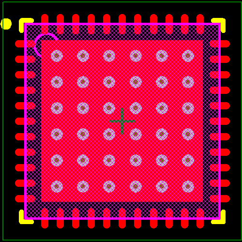 DSPIC30F3012-30I/ML Footprint - Microchip