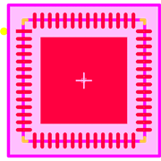 TLC5957RTQT Footprint - Texas Instruments