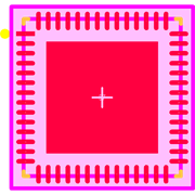 TLC5957RTQT Footprint - Texas Instruments