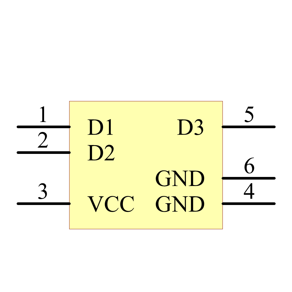 NUP4060AXV6T1G Symbol - onsemi