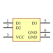 NUP4060AXV6T1G Symbol - onsemi