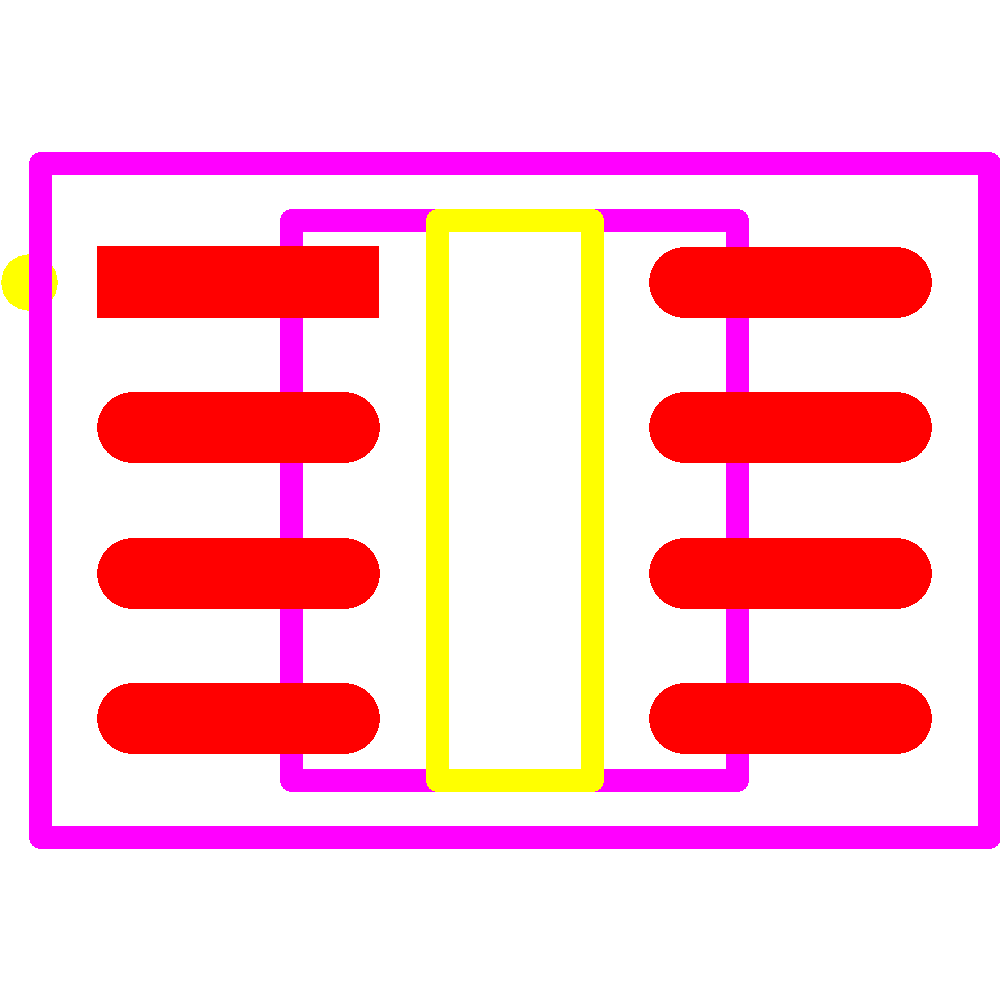 ACS725LLCTR-10AU-T Footprint - Allegro MicroSystems