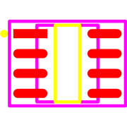 ACS725LLCTR-10AU-T Footprint - Allegro MicroSystems