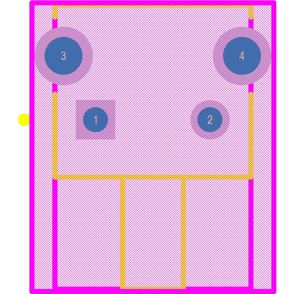 B3F-3150 Footprint - Omron