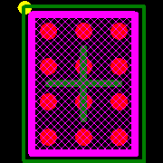 TPS61050YZGR Footprint - Texas Instruments
