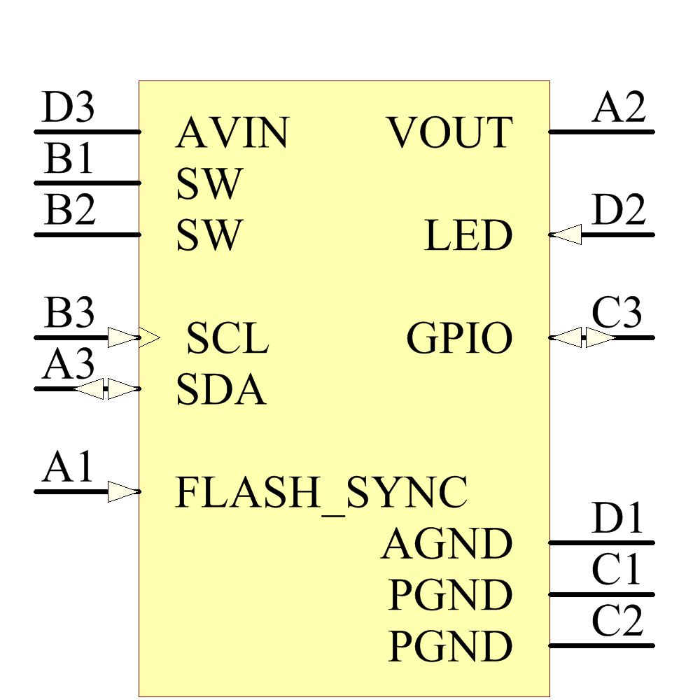 TPS61050YZGR Symbol - Texas Instruments