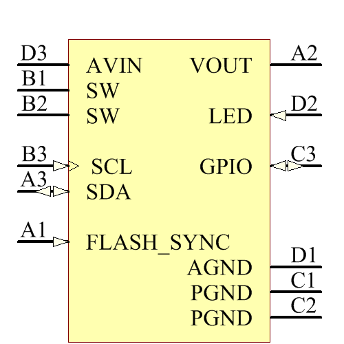TPS61050YZGR Symbol - Texas Instruments