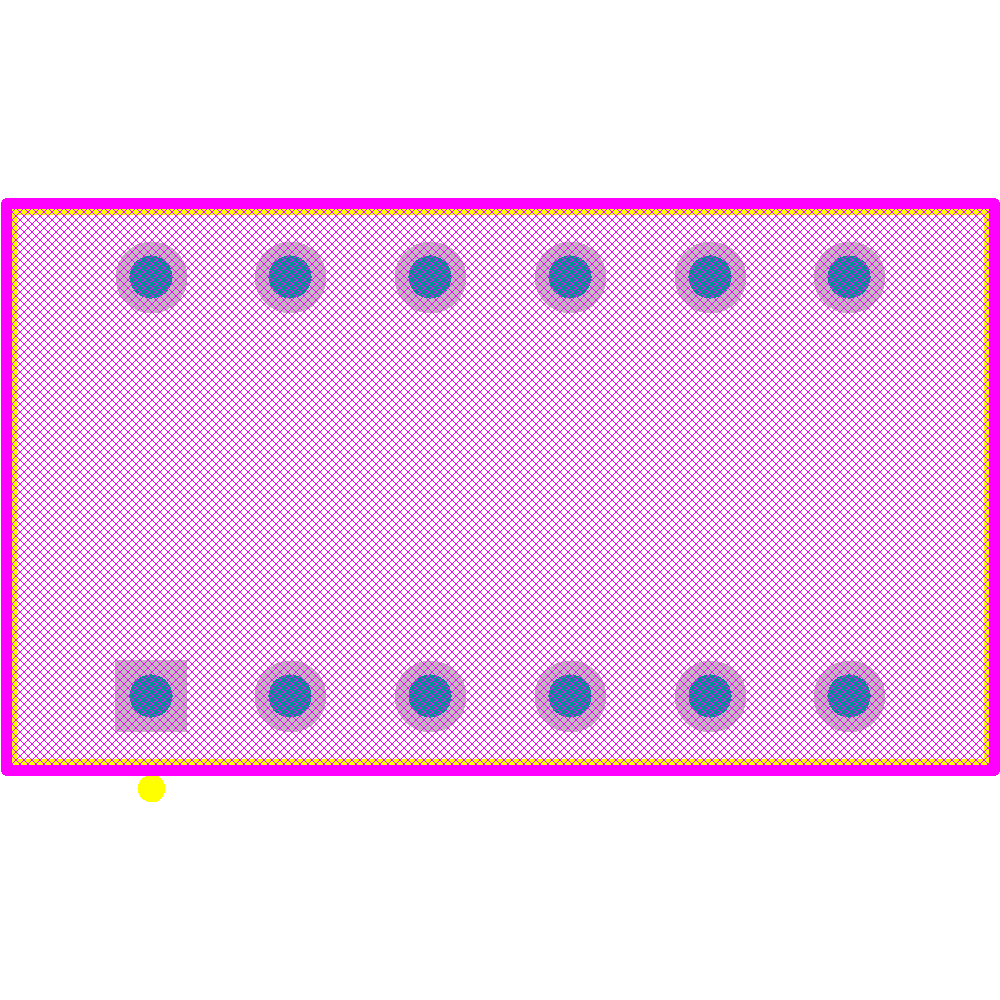 5161390-6 Footprint - TE Connectivity