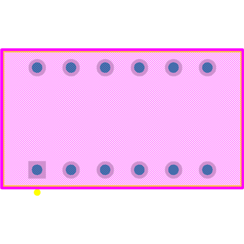 5161390-6 Footprint - TE Connectivity
