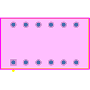 5161390-6 Footprint - TE Connectivity
