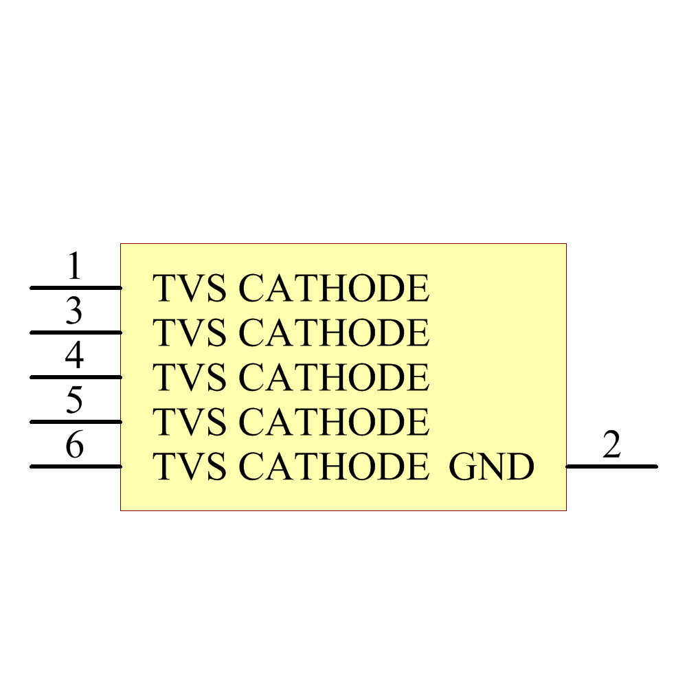 PACDN045YB6R-R Symbol - onsemi