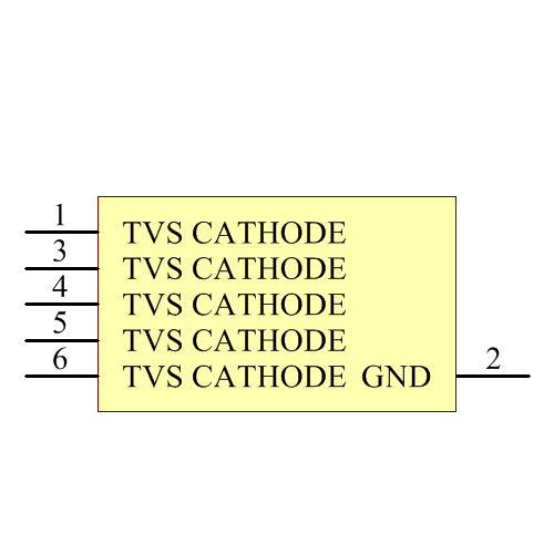 PACDN045YB6R-R Symbol - onsemi