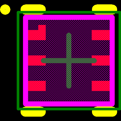 TPD4E001DPKR Footprint - Texas Instruments