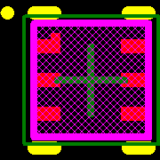 TPD4E001DPKR Footprint - Texas Instruments