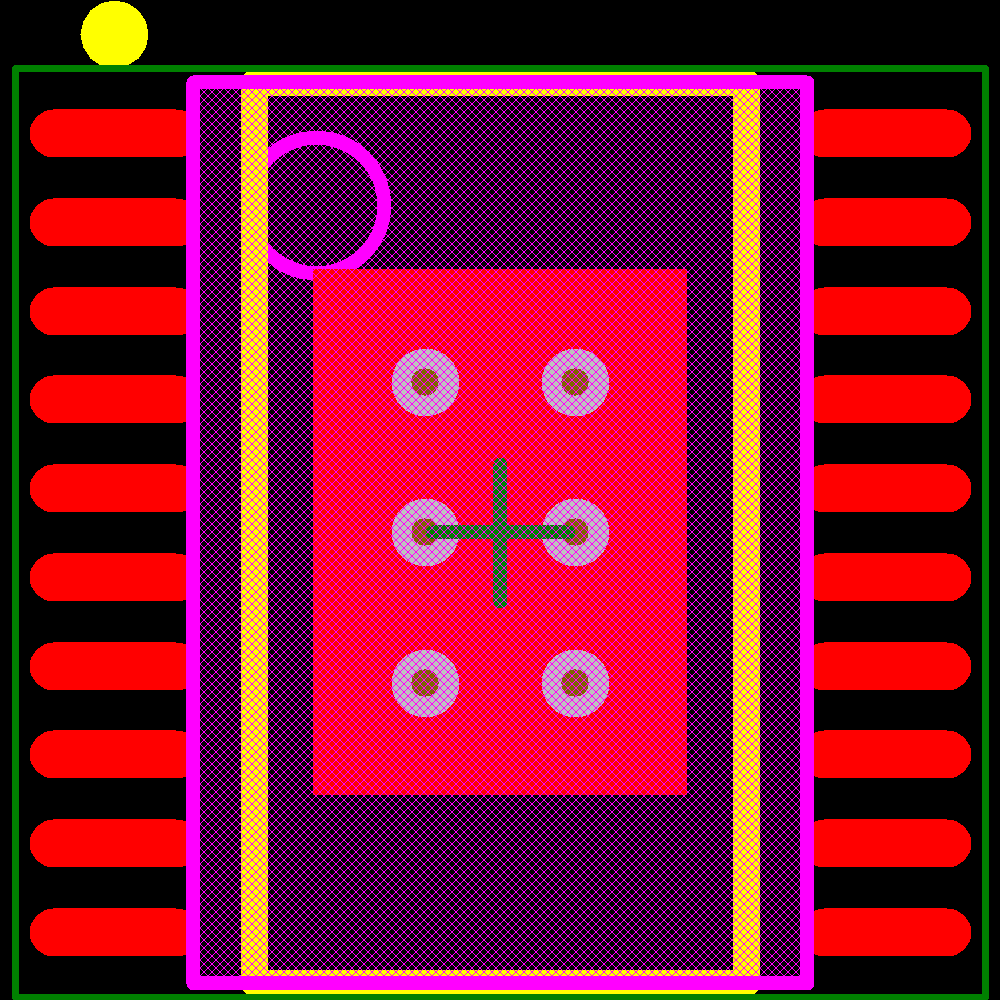 LT3475IFE-1#PBF Footprint - Analog Devices