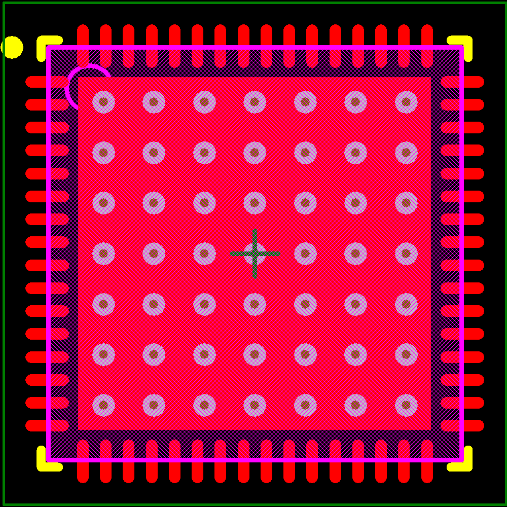 PIC16F1526-E/MR Footprint - Microchip