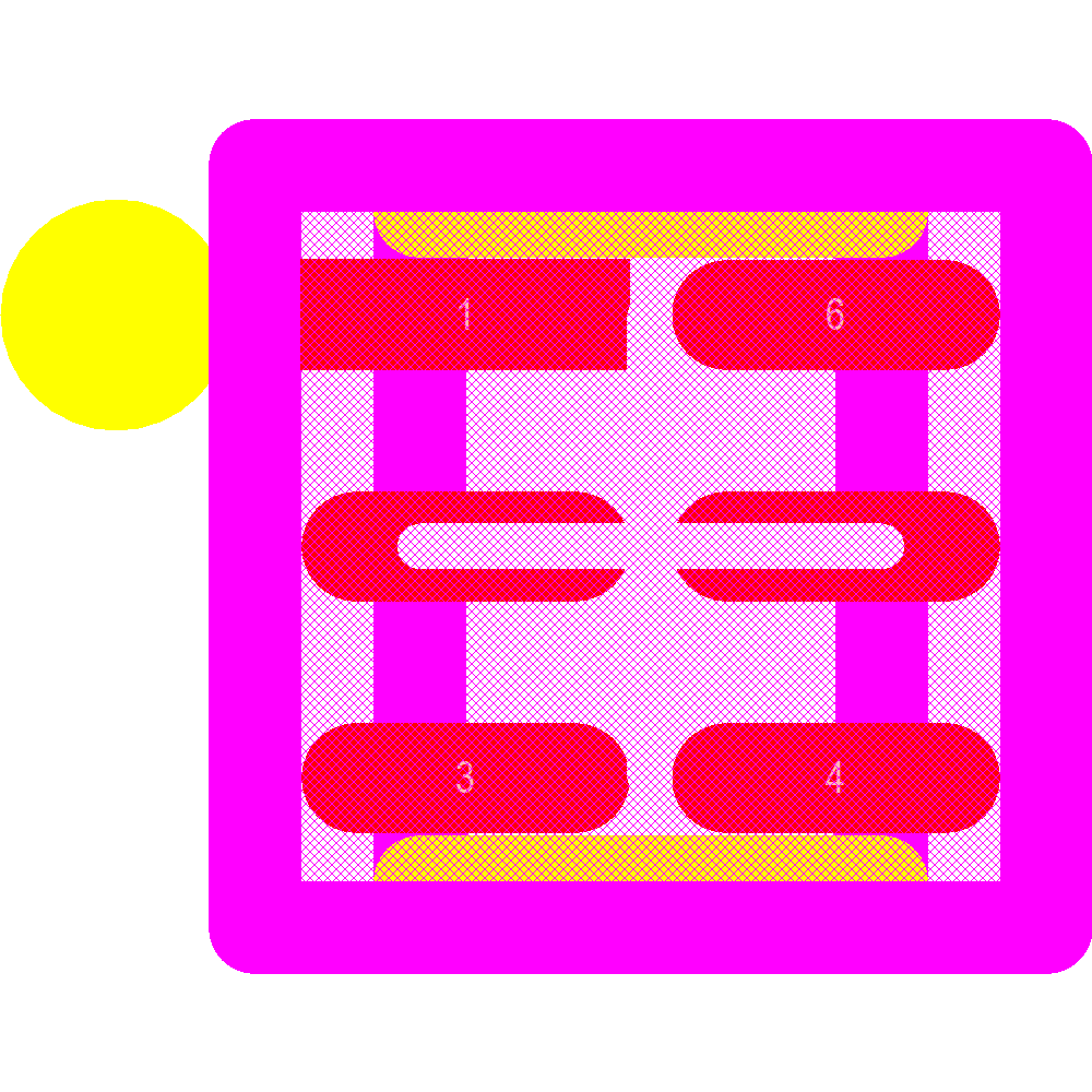 USBULC6-2M6 Footprint - STMicroelectronics