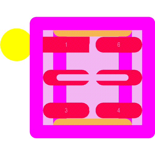 USBULC6-2M6 Footprint - STMicroelectronics