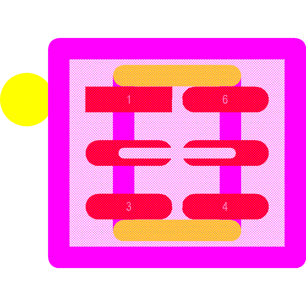 USBULC6-2M6 Footprint - STMicroelectronics