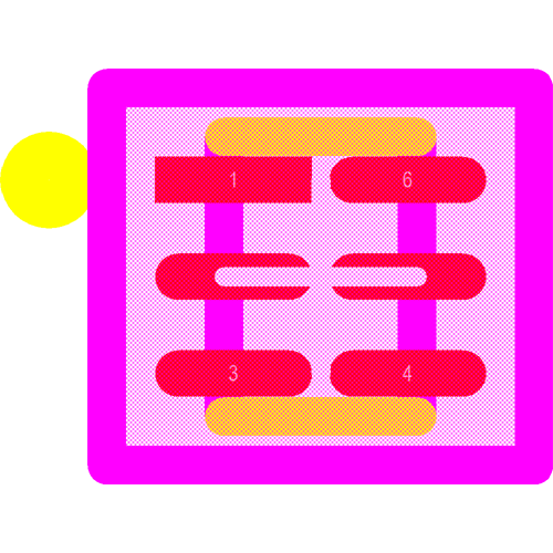USBULC6-2M6 Footprint - STMicroelectronics