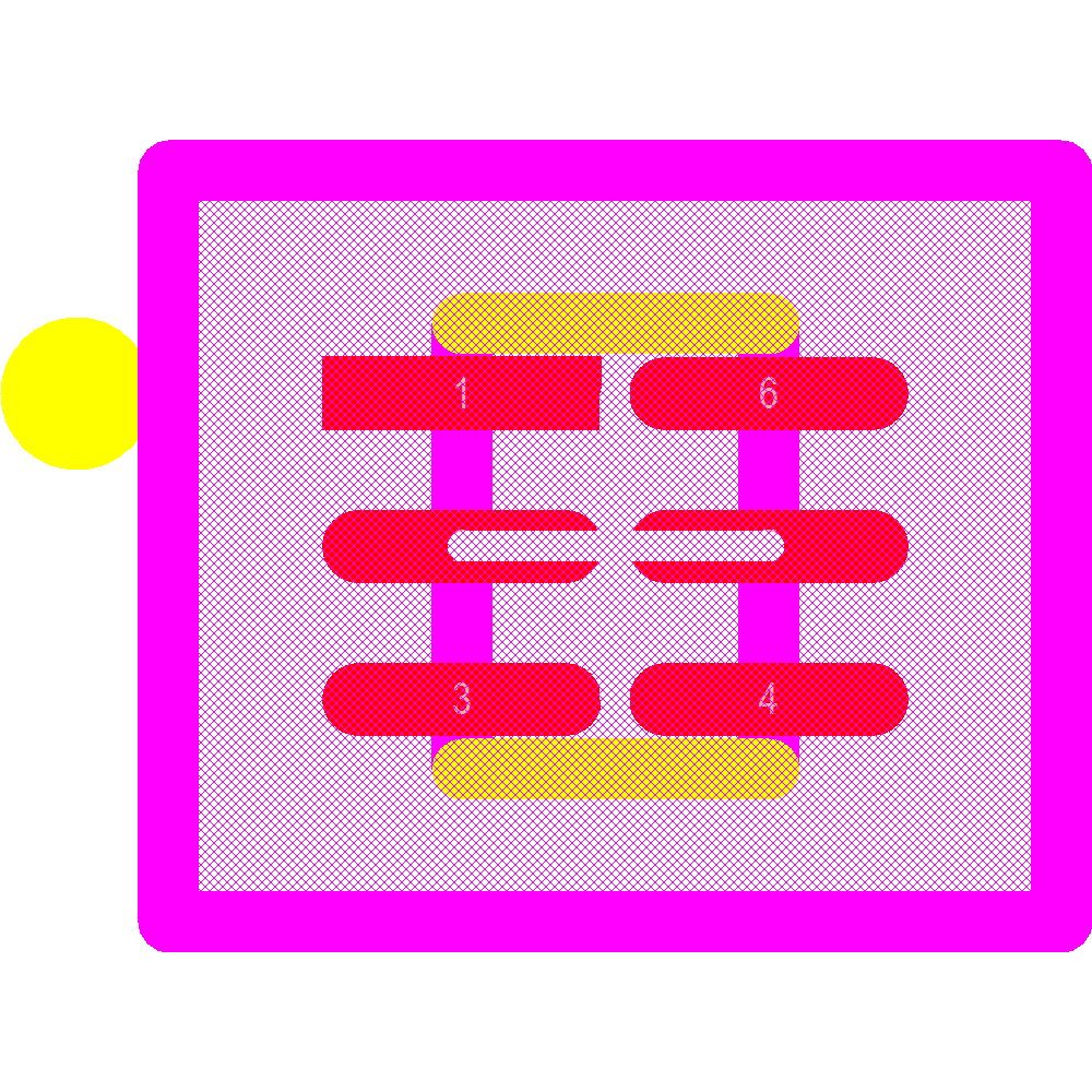 USBULC6-2M6 Footprint - STMicroelectronics