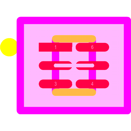 USBULC6-2M6 Footprint - STMicroelectronics