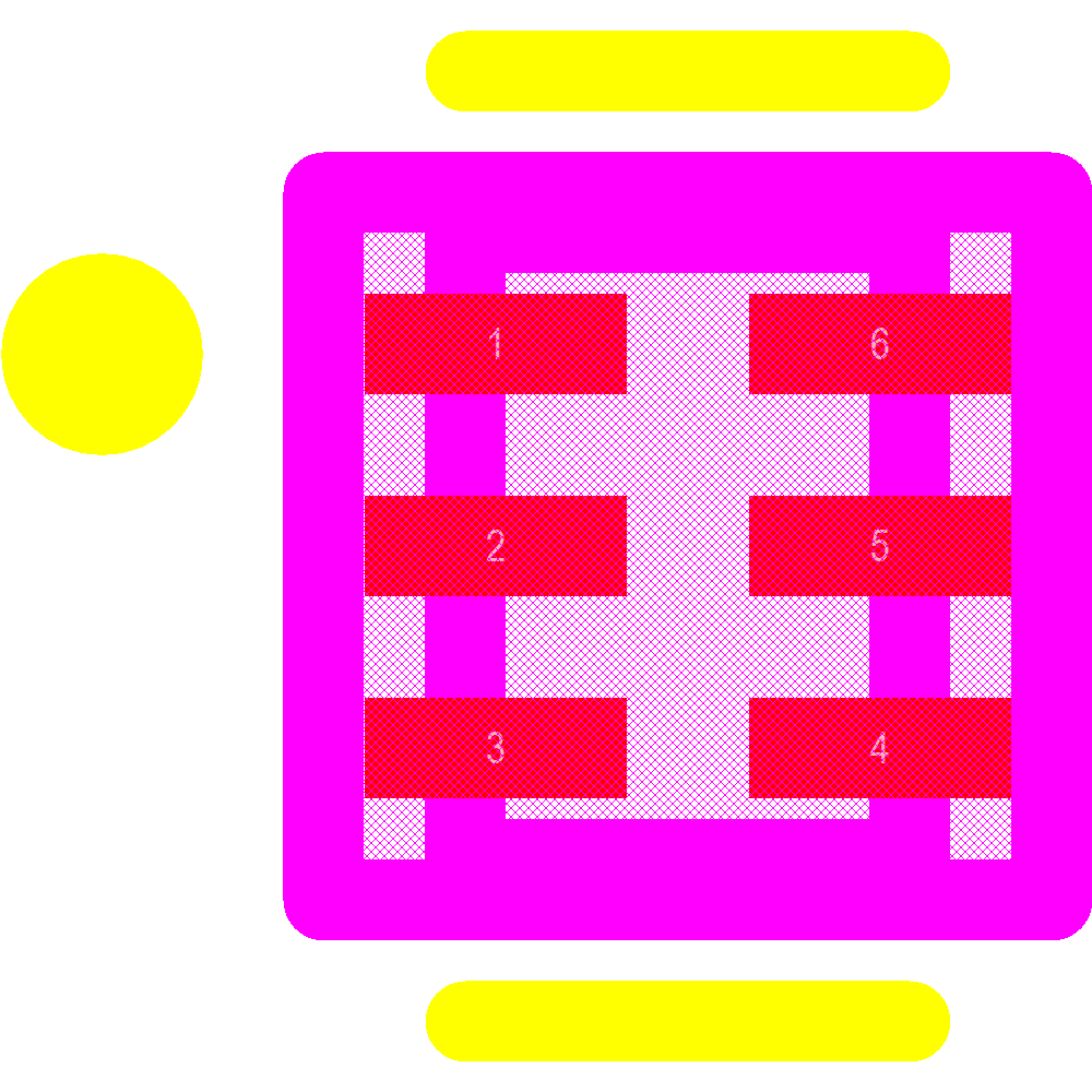 USBULC6-2M6 Footprint - STMicroelectronics