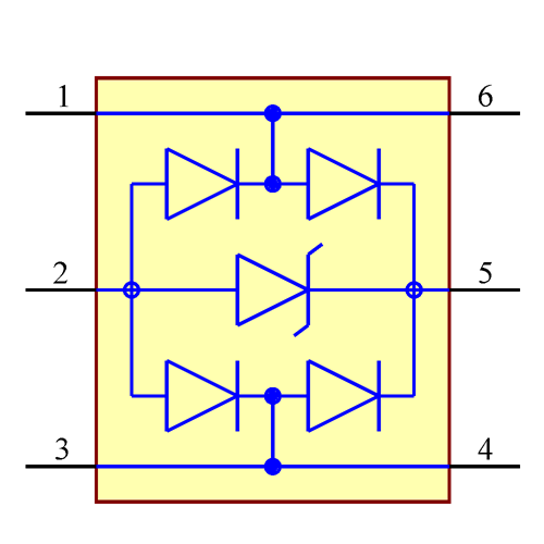 USBULC6-2M6 Symbol - STMicroelectronics