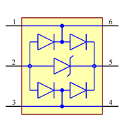 USBULC6-2M6 Symbol - STMicroelectronics