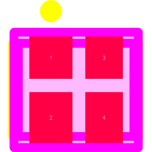 VCNT2020 Footprint - Vishay