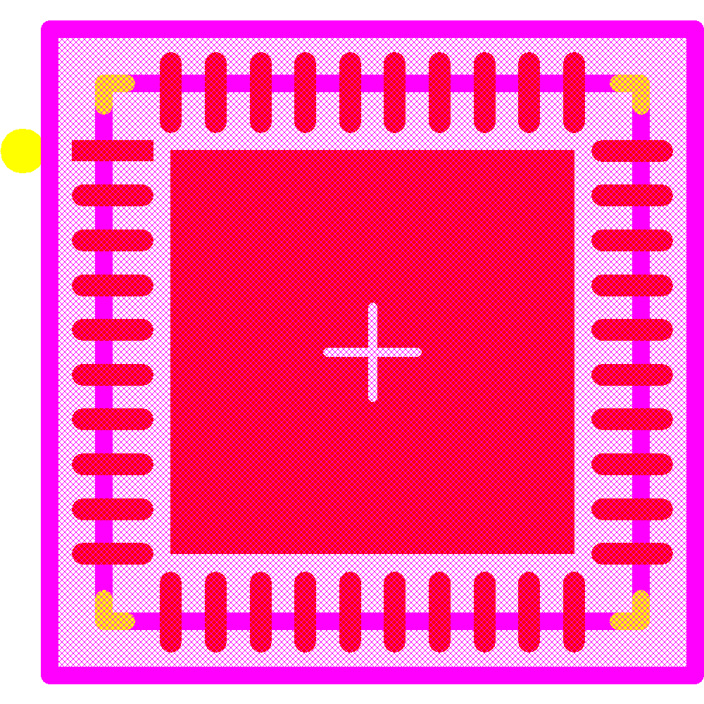 LTC7811JUJ#WPBF Footprint - Analog Devices