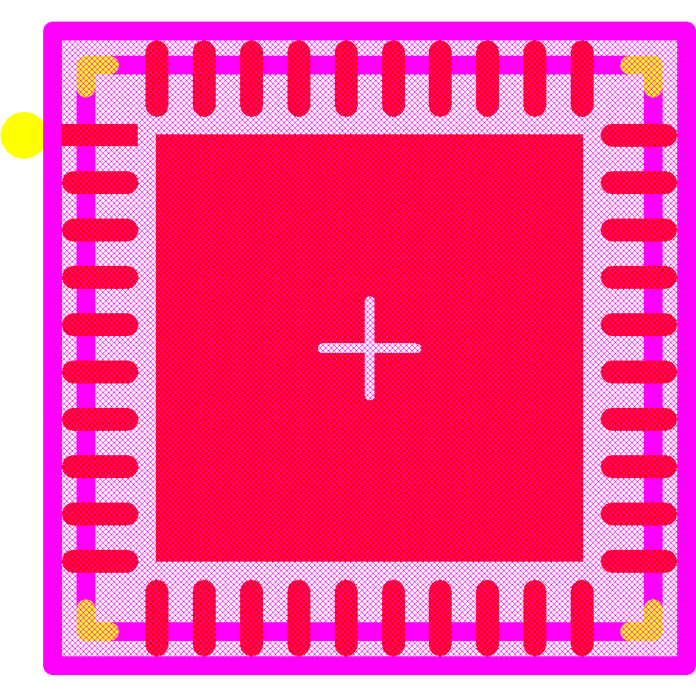 LTC7811JUJ#WPBF Footprint - Analog Devices