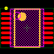 PIC16F676T-E/ST Footprint - Microchip