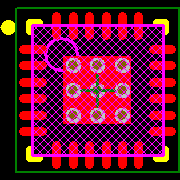 TLC59281RGER Footprint - Texas Instruments