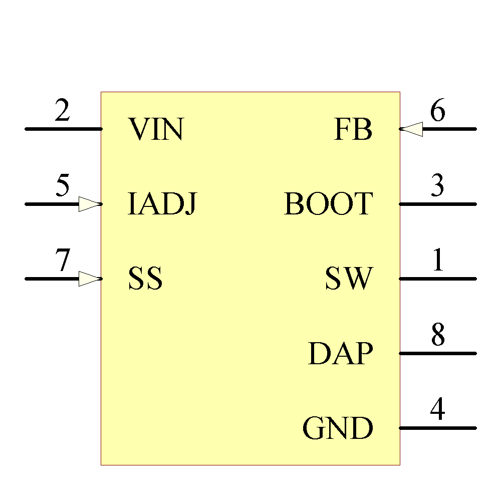 LM22673TJE-ADJ/NOPB Symbol - Texas Instruments
