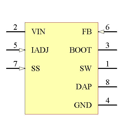 LM22673TJE-ADJ/NOPB Symbol - Texas Instruments