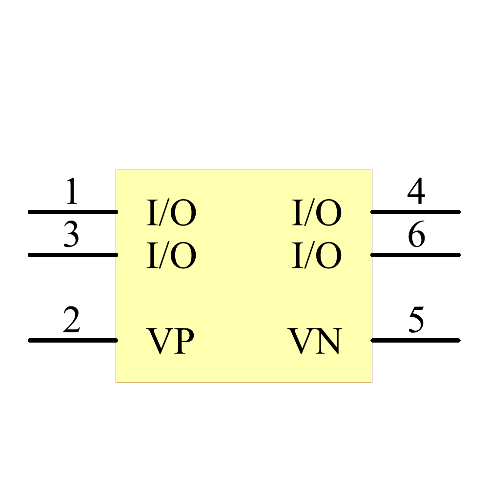 NUP4304MR6T1 Symbol - onsemi