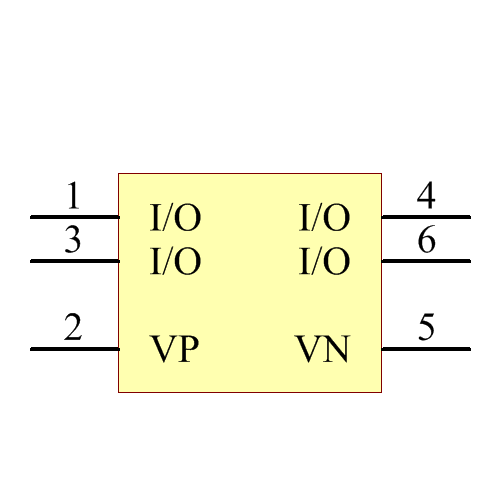 NUP4304MR6T1 Symbol - onsemi