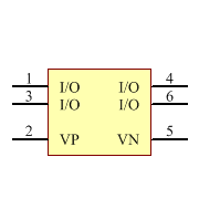 NUP4304MR6T1 Symbol - onsemi