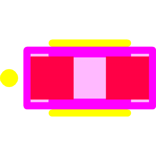APHCM2012CGCK-F01 Footprint - Kingbright