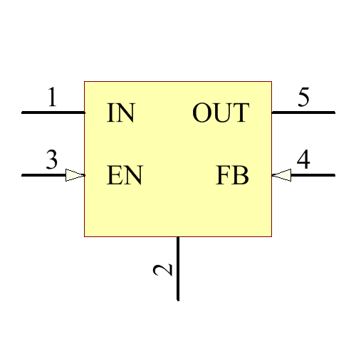 TPS73201QDBVRQ1 Symbol - Texas Instruments
